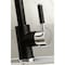 Gourmetier LS8777DKL Kaiser Single-Handle Pre-Rinse Kitchen Faucet, Black/ Chrome LS8777DKL - alternate 2